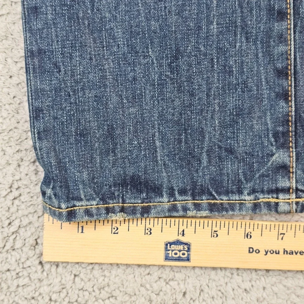 American Eagle Original Straight Jeans Mens 30x30 Blue Medium Vintage Wash Denim
